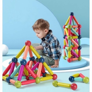 Palo magnético + caja juguetes educativos para niños