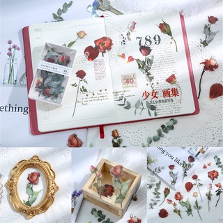 diplatory 40 unids/caja kawaii flor pegatinas diario ablum etiqueta pegatina scrapbooking papelería diario decoración vintage (4)