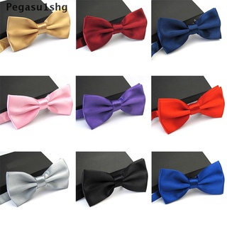 [pegasu1shg] corbata de satén clásica para fiestas de boda, color sólido, ajustable, caliente