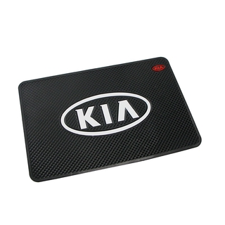 Alfombrilla adhesiva antideslizante para salpicadero de coche adecuada para Kia logo RIO K5 k3 K2 Picanto Rio Soren Sportage Sorento KX3 KX5 K3S