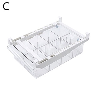 Fir nevera caja de almacenamiento estante cajón organizador congelador estante preservación de alimentos refrigerador partición contenedor (9)