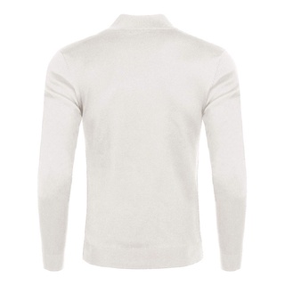 Los hombres suéter camisa suave camiseta cuello alto invierno fondo de manga larga (3)
