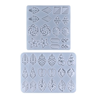 Flower-shaped Earring Silicone Mold is Suitable for Resin Epoxy Resin Diy Craft Earrings Pendant Earrings Jewelry Making