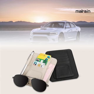 MR- Universal multifunción visera de coche organizador gafas Clip de tarjeta para Auto