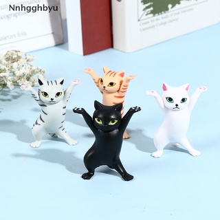 [nnhgghbyu] dancing cat auriculares soporte para auriculares titular de la pluma de escritorio soporte de exhibición decorar venta caliente