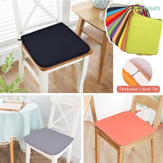 Yiwues Tie lavable removible en comedor Para el jardín De la cocina/almohadillas Para silla De oficina/almohadillas Para silla Interior al aire libre/Multicolor