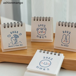 [ashionmango] 1 pieza 2022 lindo creativo Mini escritorio calendario decoración papelería suministros escolares caliente (1)