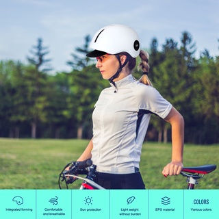 [elfi]casco de bicicleta urbano ligero para bicicleta, transpirable, ciclismo, seguridad