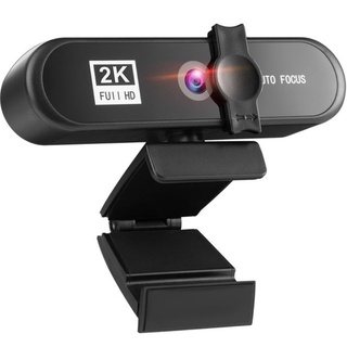 quu 2k 1080p webcam con micrófono, gran angular cámara web de ordenador, usb plug and play, para grabación en vivo de juegos