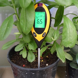 profesional 4 en 1 lcd temperatura solar humedad ph jardín suelo probador (4)