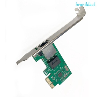 BRUNILDA For Desktop PC PCI-E Network Card RJ45 LAN Converter Network Cards 1000Mbps Networking PCI Express Gigabit Ethernet Adapter/Multicolor