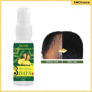 suero de aceite esencial de crecimiento del cabello de jengibre 100% natural promover el crecimiento del cabello