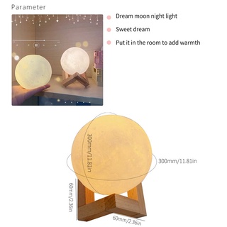 Vinyl Moon Light Creative Diy Battery 3D Moon Light Memorial Day Gift (4)