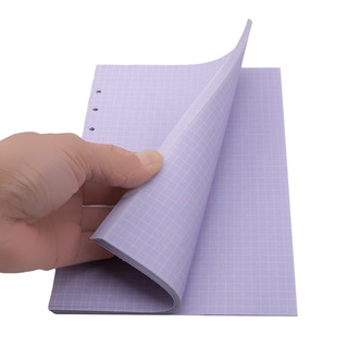 a5 papeles de relleno de hoja suelta cuaderno 6 agujeros suministros escolares de oficina (6)