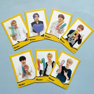 7 unids/Set Kpop BTS Photocards Butter Album LOMO tarjetas postales para regalo del ejército