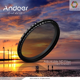 andoer 55mm nd fader neutral densidad ajustable nd2 a nd400 filtro variable para cámara dslr canon nikon (4)
