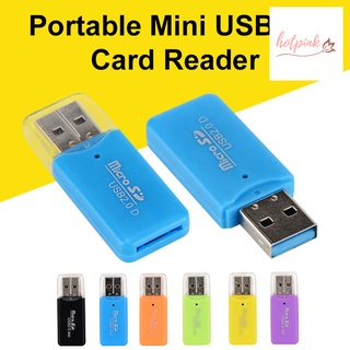 HK Mini Portable USB 2.0 TF Micro SD Memory Card Reader for PC Laptop Computer (1)