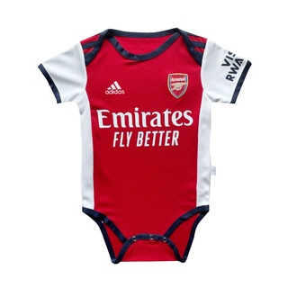 【WLGW】2021-2022 Football Jersey Newborn Baby Romper Jersey Arsenal Infant Home Football Jersey