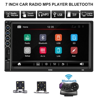 n6 7 pantalla táctil din radio coche bluetooth video reproductor mp5 con cámara