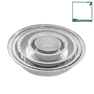 cf_50pcs desechables redondos de papel de aluminio barbacoa bandeja de alimentos recipiente antiadherente (8)