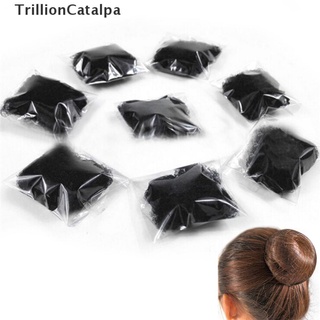[Trillion] 5 piezas para mujer Ballet Dance Skating Snoods Hair Net Bun Cover Material de Nylon negro.