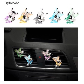Dyfidvdo coche salida aire acondicionado ambientador lindo mariposa Perfume Clip decoración MY