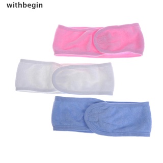 [withbegin] lady toalla banda de pelo envoltura ancho diadema spa para baño ducha yoga deporte maquillaje [inicio]