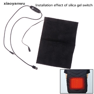 [xiaoyanwu] Portable USB Electric Heating Pad Vest Jacket Clothing Heated Pads Warmer Waist [xiaoyanwu]