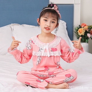 Pijama para niñas de manga larga