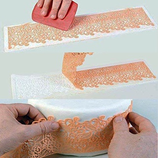 Molde de silicón en relieve para decoración de pasteles/Fondant/herramienta de azúcar