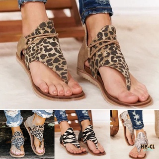 Women Flat Sandals Breathable Anti-slip Back Zipper Open Toe for Summer Beach (1)
