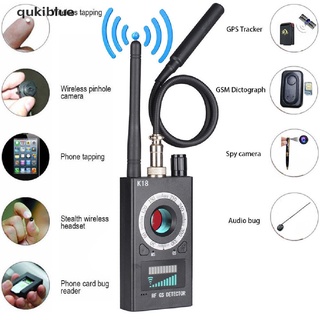 Qukiblue RF Signal detector Bug Anti-spy Detector Camera GSM Audio Bug Finder GPS Scan CL
