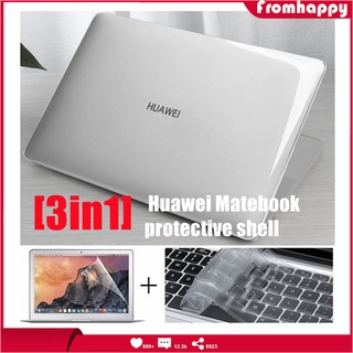 Funda para ordenador portátil Huawei MateBook D14/D15/13/14/16 MagicBook 14/15/Pro /MateBook X Pro/X 2021 + cubierta de teclado+Protector de pantalla