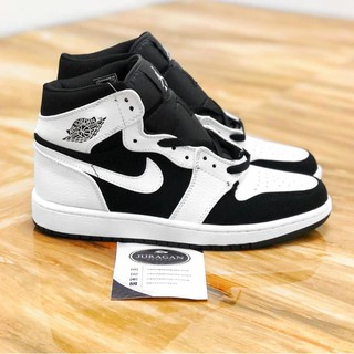 nike air jordan 1 mid blanco negro zapatos de baloncesto