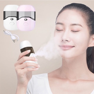 50ml portátil humidificador facial/usb cara hidratante mist spray máquina/nano recargable nebulizador para la belleza