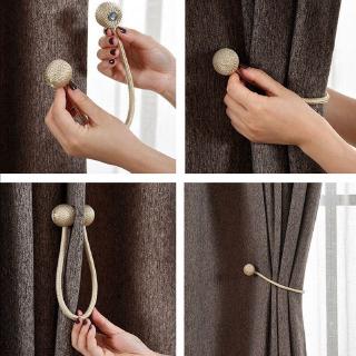 1 pieza nueva bola magnética nueva cortina de perlas simple colgante bola cortina clip cortina perla lazo cuerda clips titular cortina accesorio de cortina (7)
