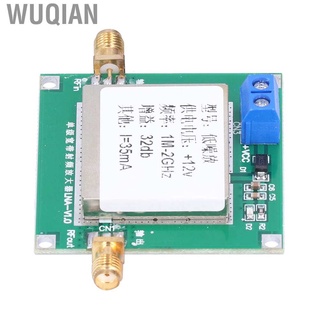 wuqian rf amplificador de banda ancha 32db ganancia de bajo ruido 12vdc 35ma 1mhz a 2ghz disipación de calor módulo lna