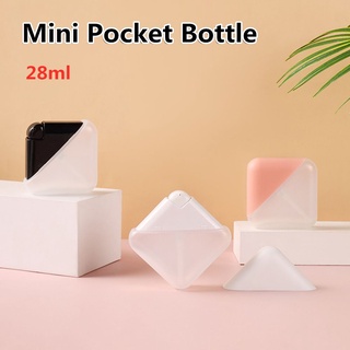 taza 28ml portátil forma de tarjeta recargable sub-botella spray botella loción botella de viaje fina niebla mini perfume desinfectante de manos tipo plano/multicolor (6)