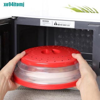 【omj】Foldable Microwave Food Cover Fresh-Keeping Reusable Refrigerator Preserve Lid