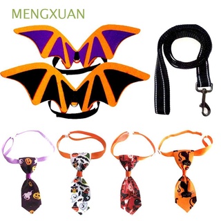 Mengxuan divertido alas de murciélago mascotas perro disfraces mascota corbata lindo gato disfraz de Halloween accesorios para mascotas ropa de cachorro suministros de fiesta perro vestir