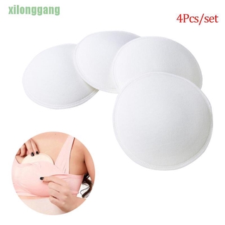 [4 pzs almohadillas de lactancia Anti-desbordamiento para maternidad/almohadillas de lactancia lavables