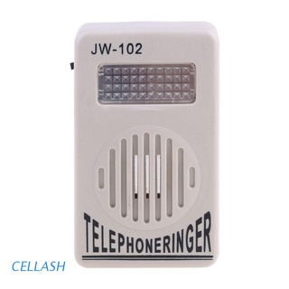 cellash teléfono timbre amplificador de teléfono anillo altavoz luz estroboscópica flasher campana extra silencioso sonido colgante de pared