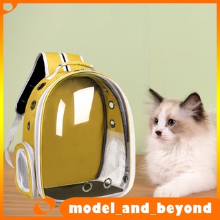 Bolsa/mochila De Transporte Para mascotas con ventana Transparente impermeable perros y Gatos 3