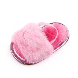 Zapatillas de felpa para bebé, suave antideslizante, estampado de tinte de corbata, zapatos de dormitorio cálidos de invierno (2)
