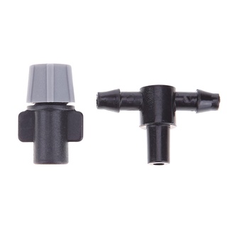☊HOME_30pcs Mist Spray Sprinklers+30pcs Tees Connector Nozzles Cooling Irrigation☊