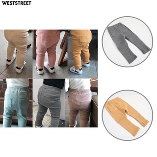 Weststreet transpirable niños pantalones mediados de cintura niños pantalones elásticos para el hogar