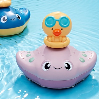 #well spray columna de agua flotante peces de baño juguete piscina agua spray baño rociador