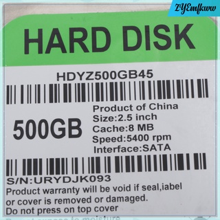 2.5\\\\" 10mm sata 16mb 500gb portátil disco duro interno velocidad de lectura 70-