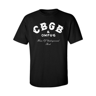 Cbgb Omfug camiseta Punk Rock Cbs Underground Tee adulto hombre estilo verano algodón camiseta S-3Xl negro nuevo