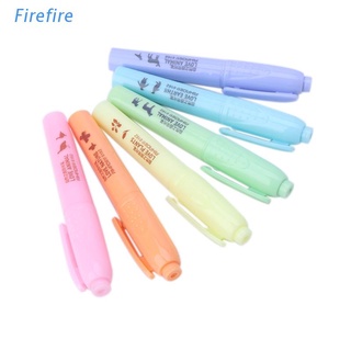 Fir 6 piezas/juego de bolígrafos Fluorescentes de colores Marcadores Para cuaderno